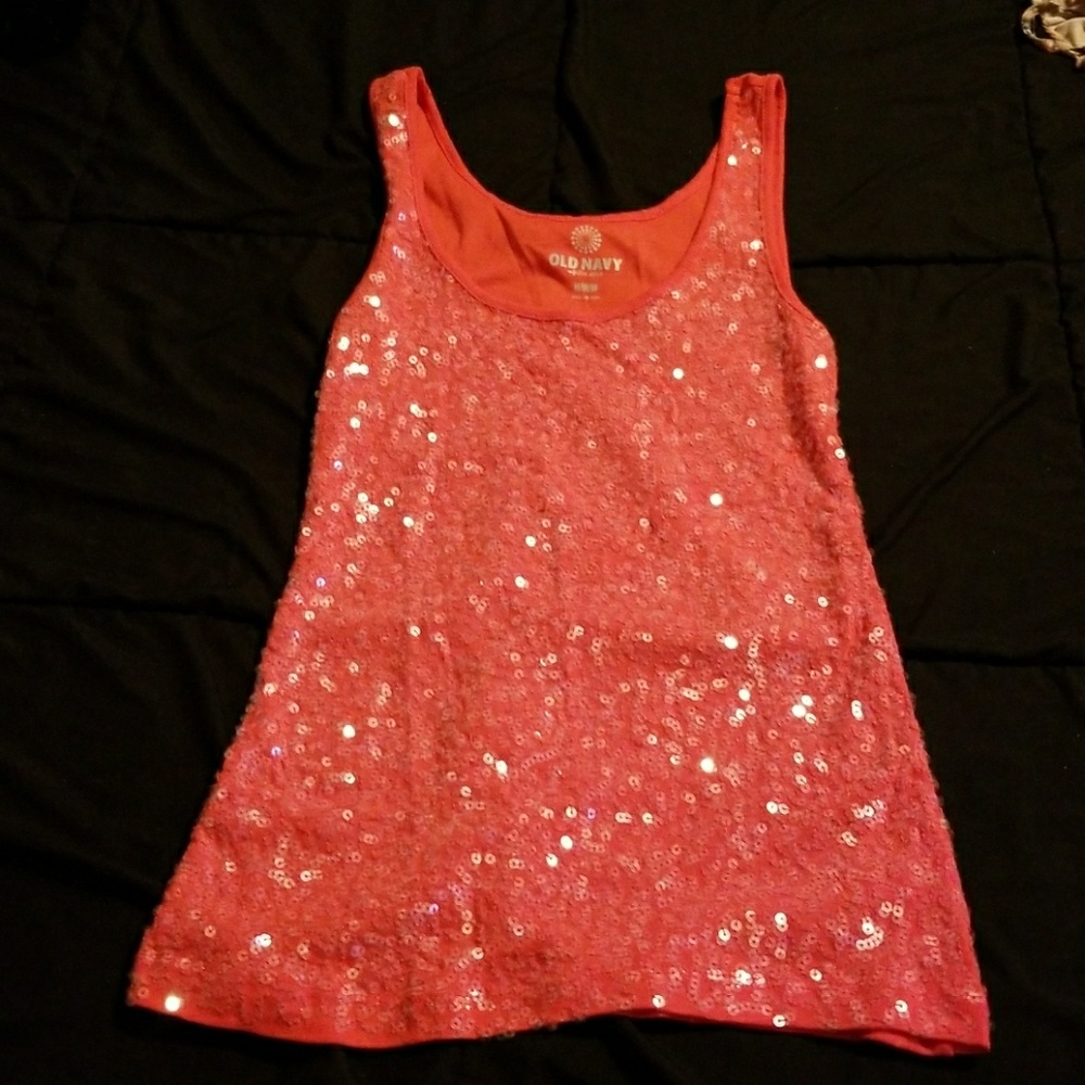 Sequin tak top